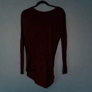 Banana Republic Black Long Sleeve shirt with open back